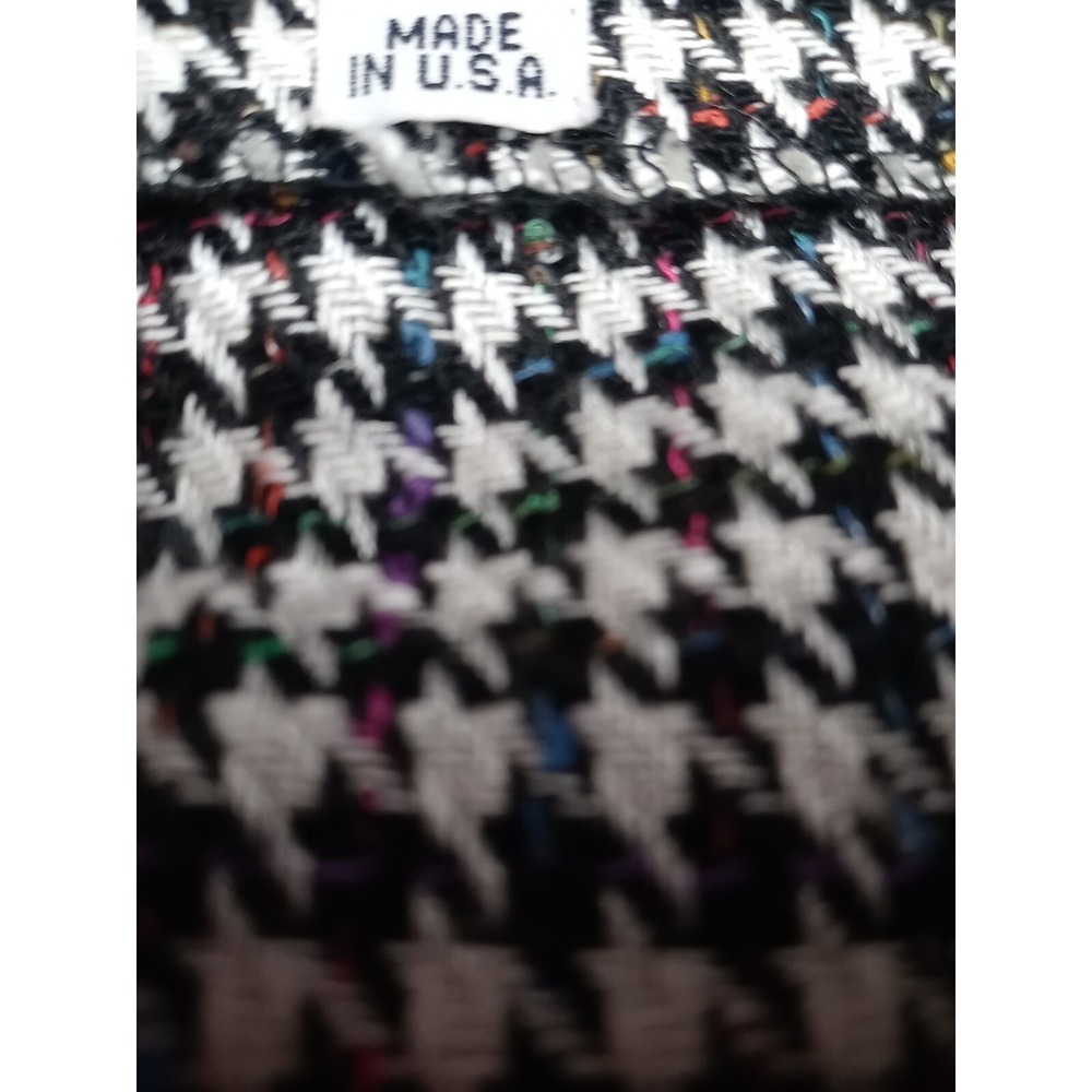 Vintage Requirement Blazer Jacket Women's Size 8 Plaid Dress‎ Jacket 5 Button - Picture 10 of 12